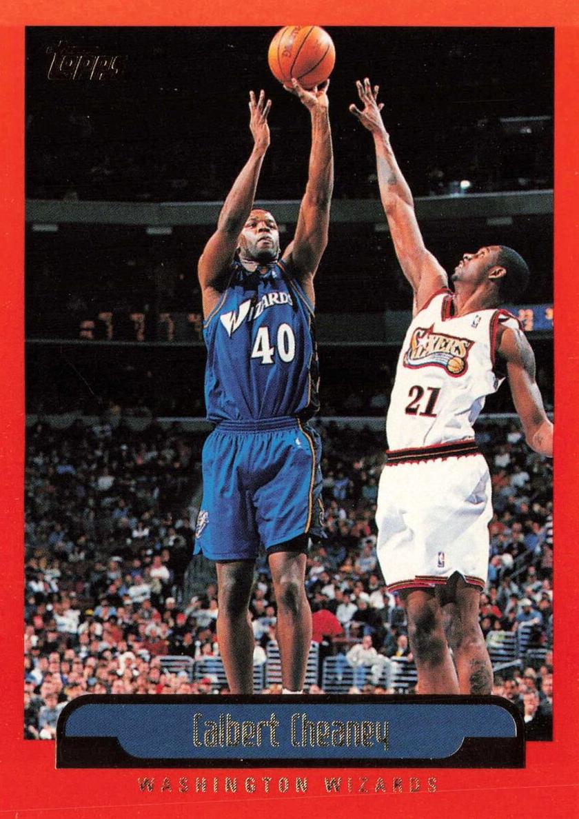 1999 Topps Basketball Calbert Cheaney #97