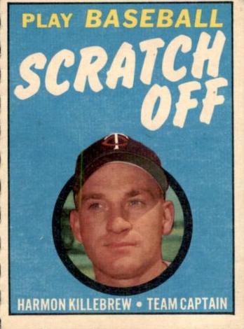 1971 Topps Scratch-Offs Baseball Harmon Killebrew #NNO