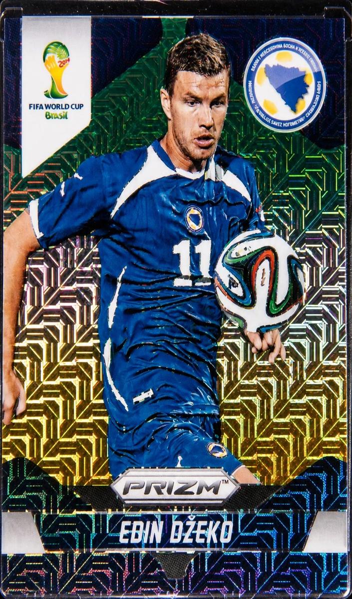 2014 Panini Prizm World Cup Soccer El Samba Edin Dzeko #26