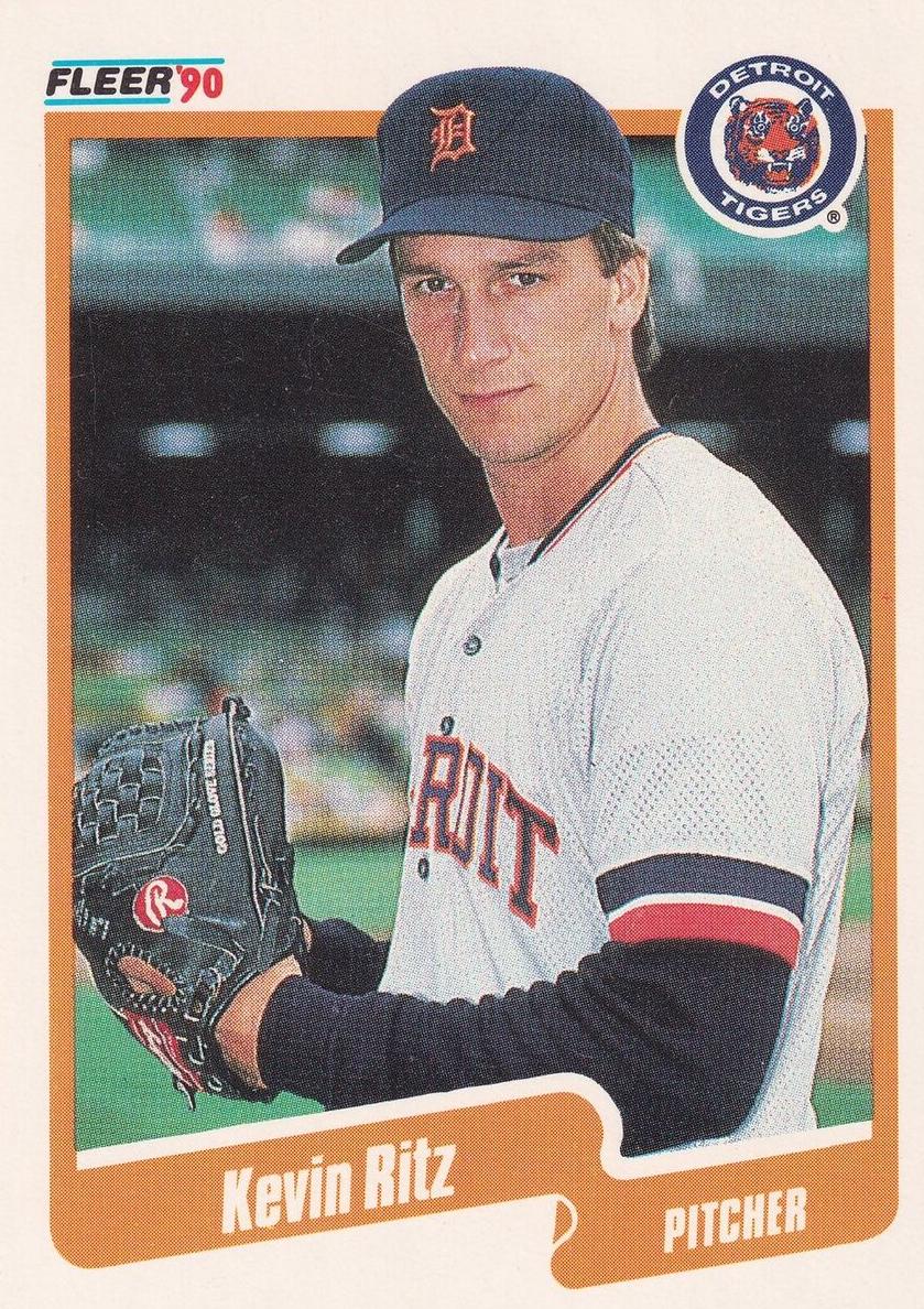 1990 Fleer Baseball Kevin Ritz #613