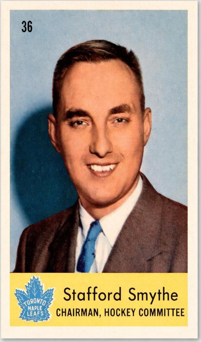 1959 Parkhurst Hockey Stafford Smythe #36 PSA 7