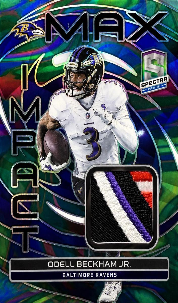 2023 Panini Spectra Football Neon Orange Odell Beckham Jr. #MI-OBE