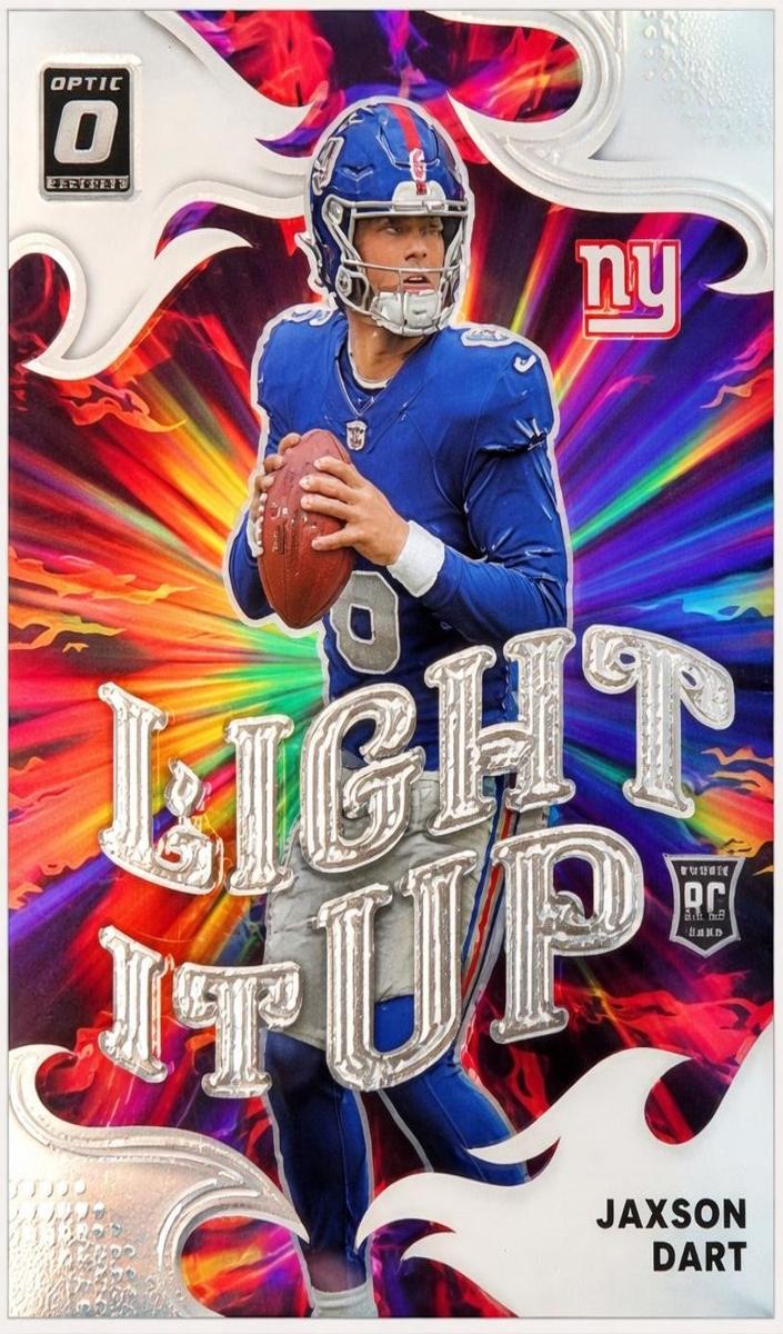 2025 Donruss Optic Football Jaxson Dart #3 RAW Ungraded