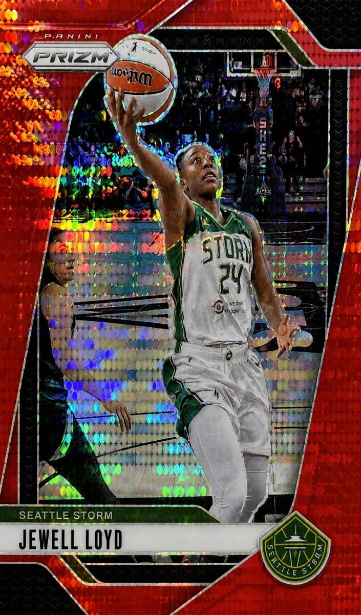 2024 Panini Prizm WNBA Basketball Red Pulsar Jewell Loyd #49