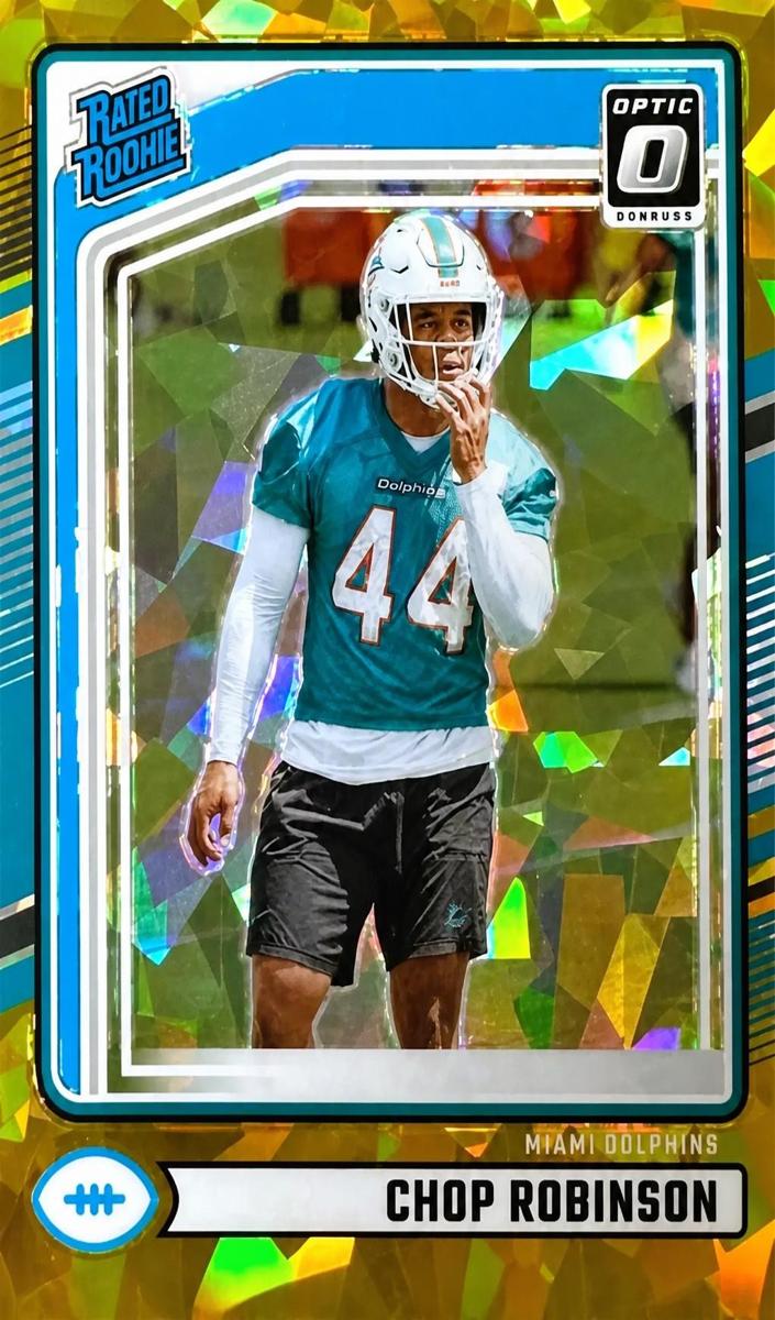2024 Panini Donruss Football Gold Ice Chop Robinson #351