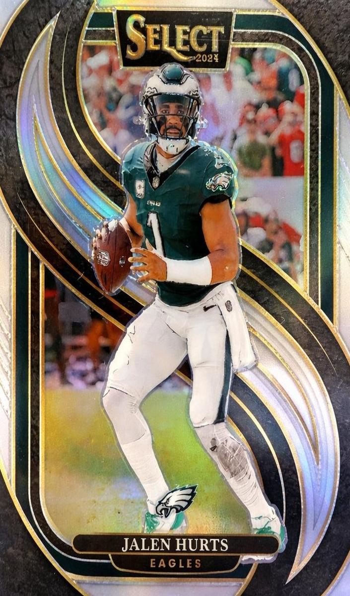 2024 Panini Select Football Silver Jalen Hurts #165