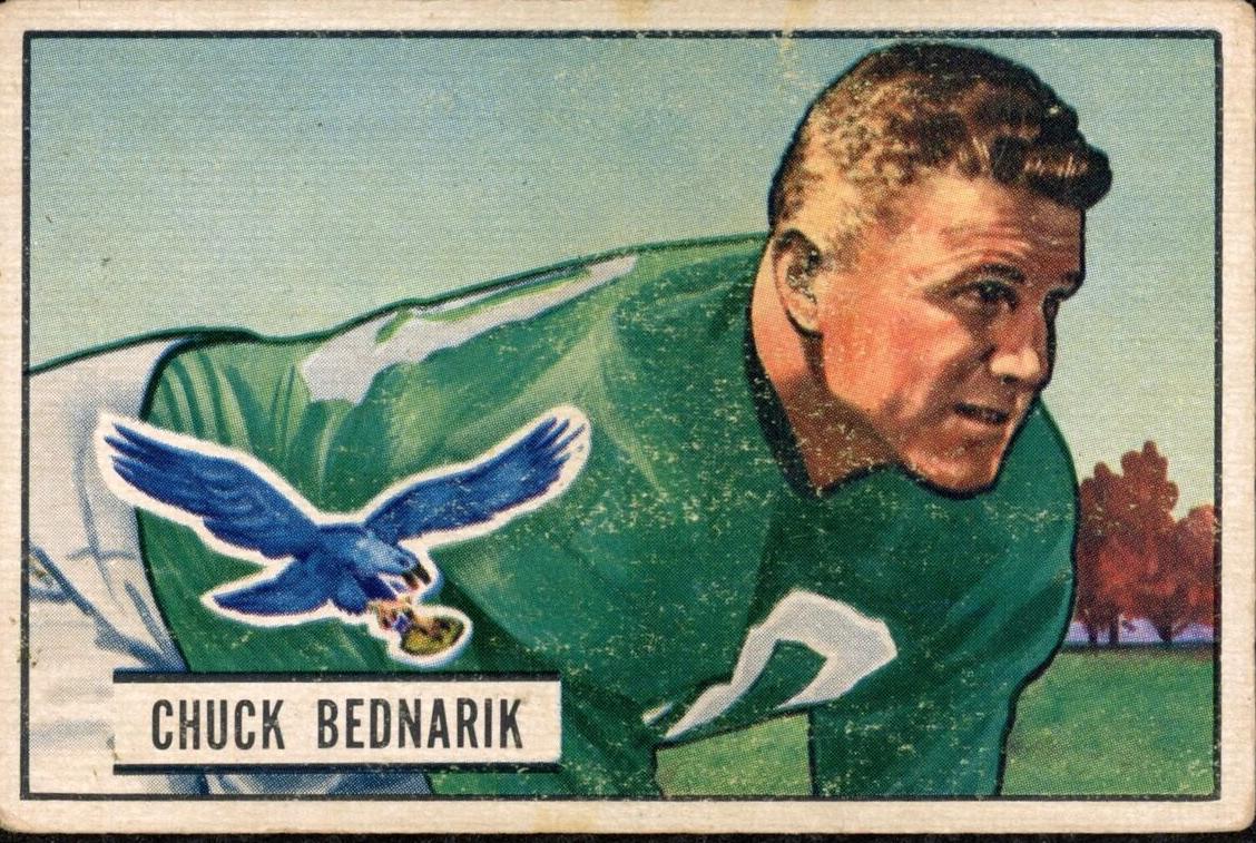 1951 Bowman Football Chuck Bednarik #12