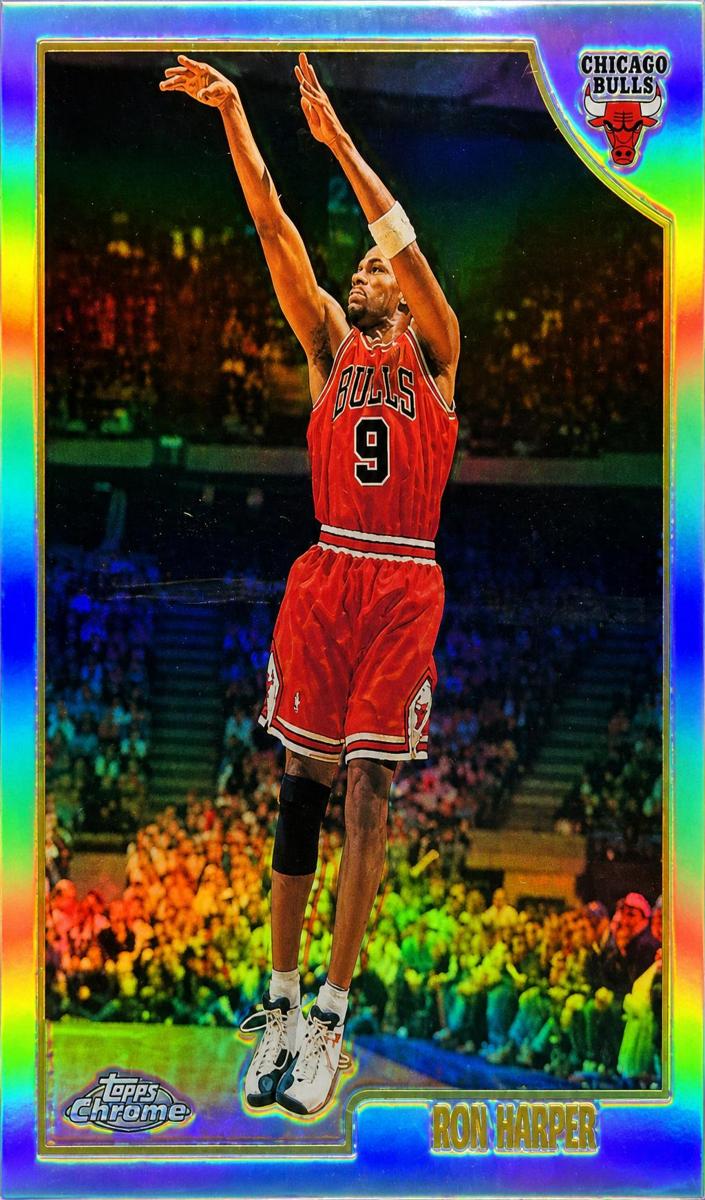 1998 Topps Chrome Basketball Refractor Ron Harper #192