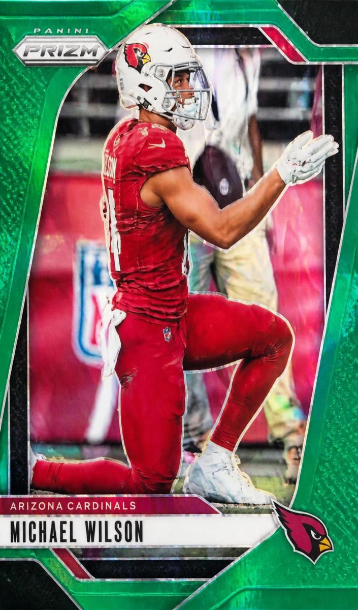 2024 Panini Prizm Football Green Michael Wilson #3