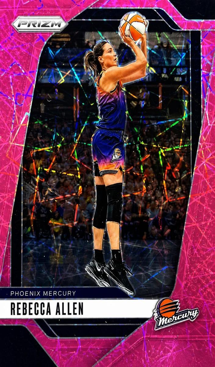 2024 Panini Prizm WNBA Basketball Pink Velocity Rebecca Allen #124