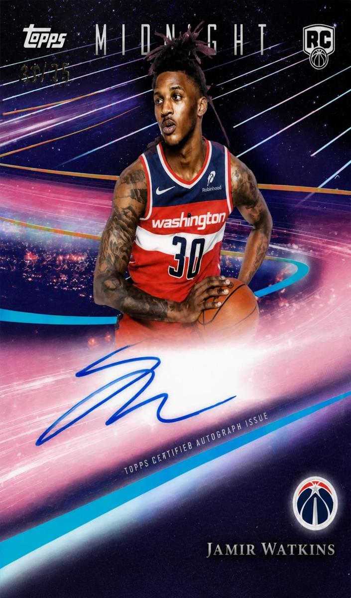 2025 Topps Midnight Basketball Moonrise Jamir Watkins #RHS-JW