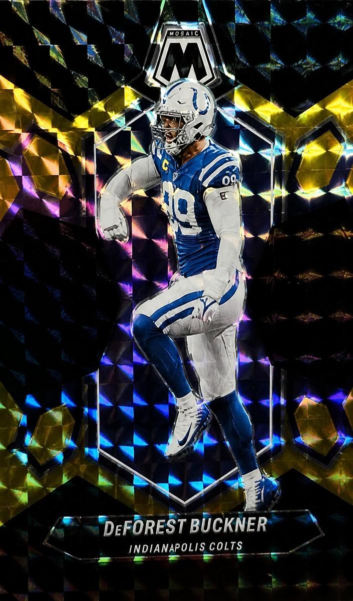 2024 Panini Mosaic Football Choice Black Gold DeForest Buckner #97