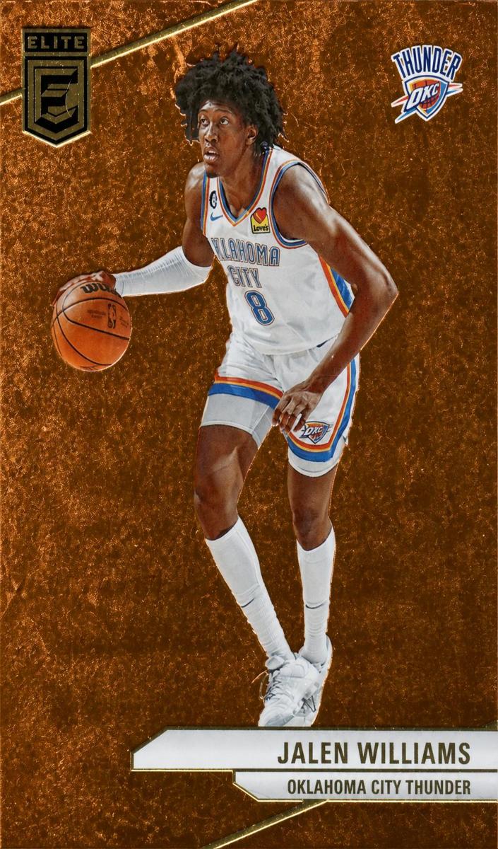 2023 Donruss Elite Basketball Orange Jalen Williams #6