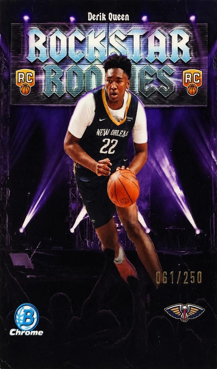 2025 Bowman Basketball Purple Refractor Derik Queen #RR-13