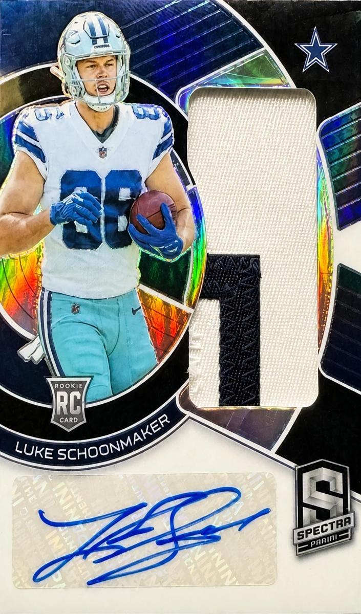 2023 Panini Spectra Football Luke Schoonmaker #RAD-LS