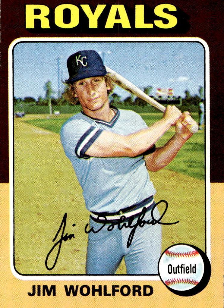 1975 Topps Baseball Jim Wohlford #144