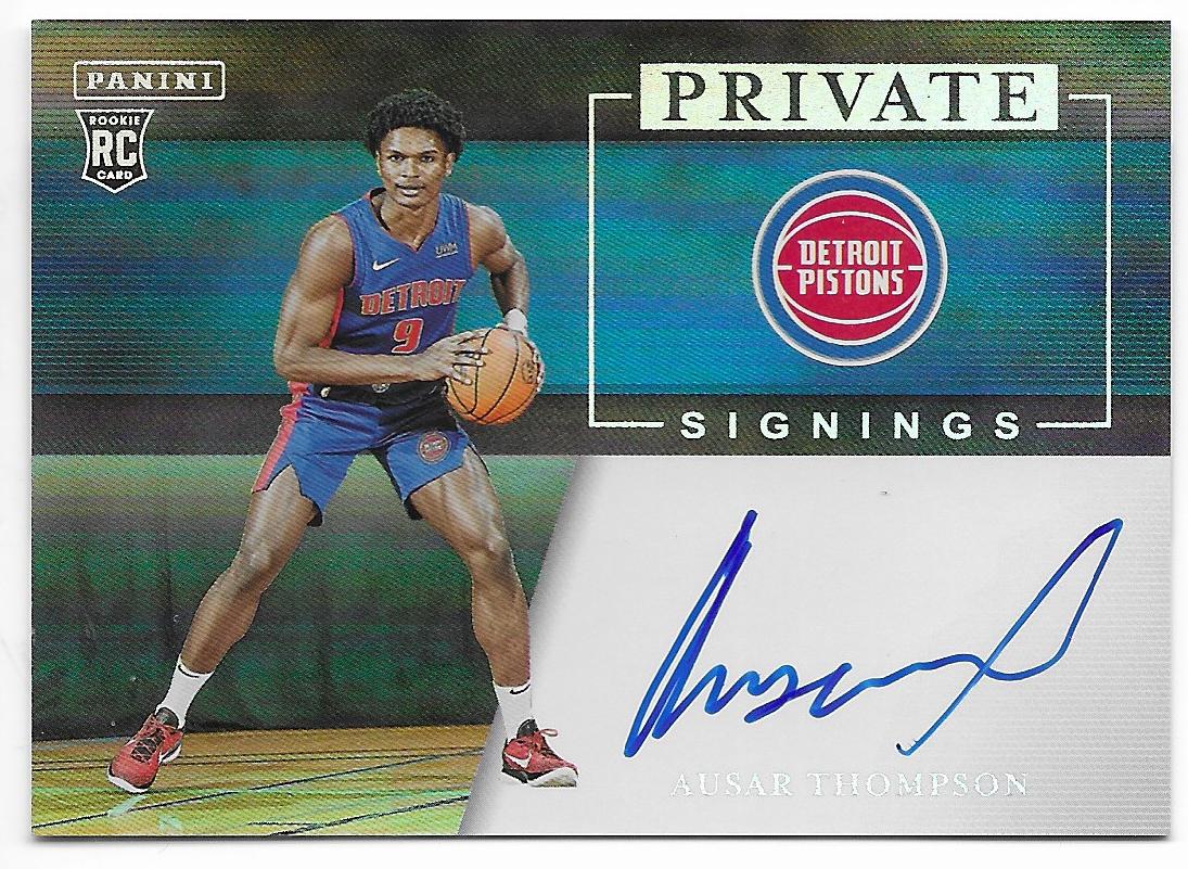 2023 Panini Private Signings Basketball Ausar Thompson #PS-ASR