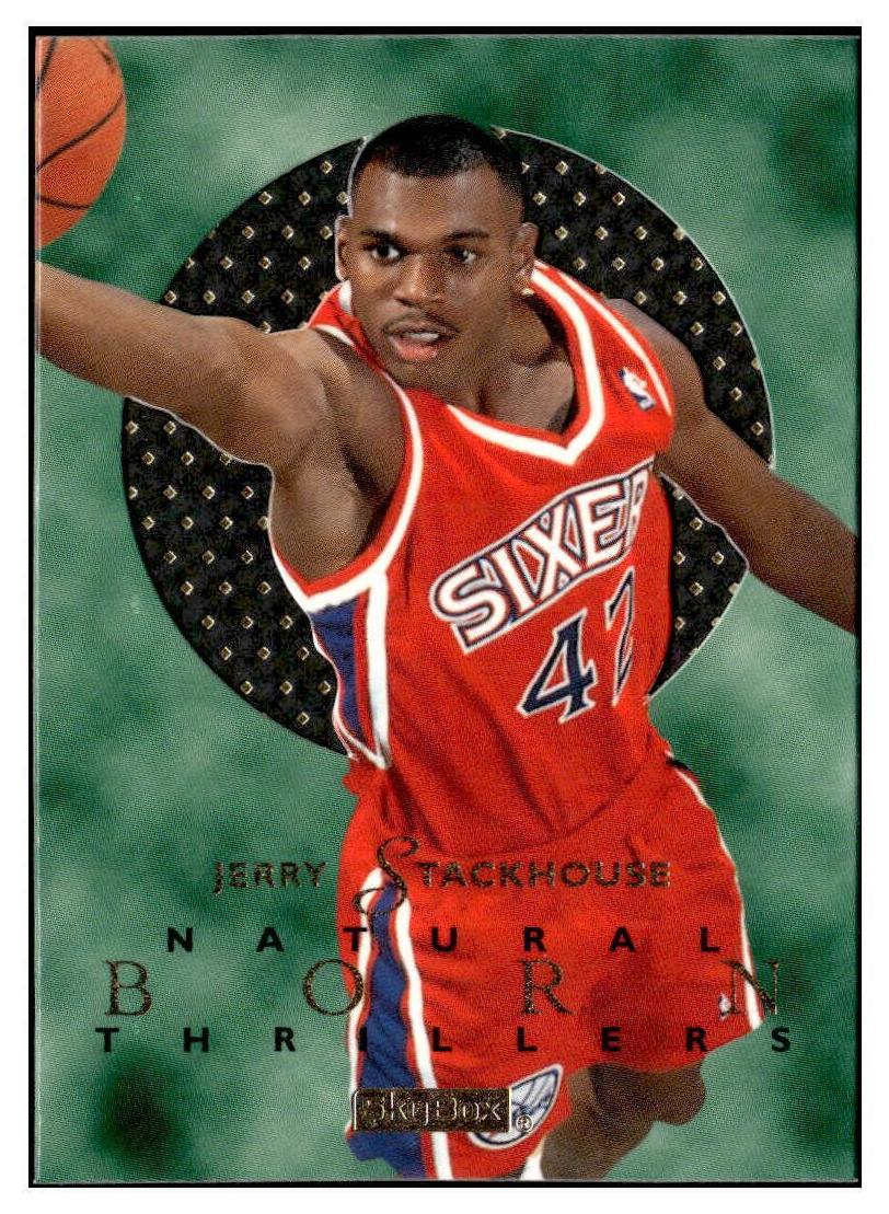 1995 Skybox E-XL Basketball Jerry Stackhouse #7