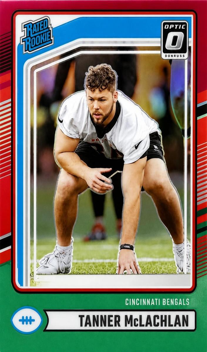 2024 Panini Donruss Football Red and Green Tanner McLachlan #324