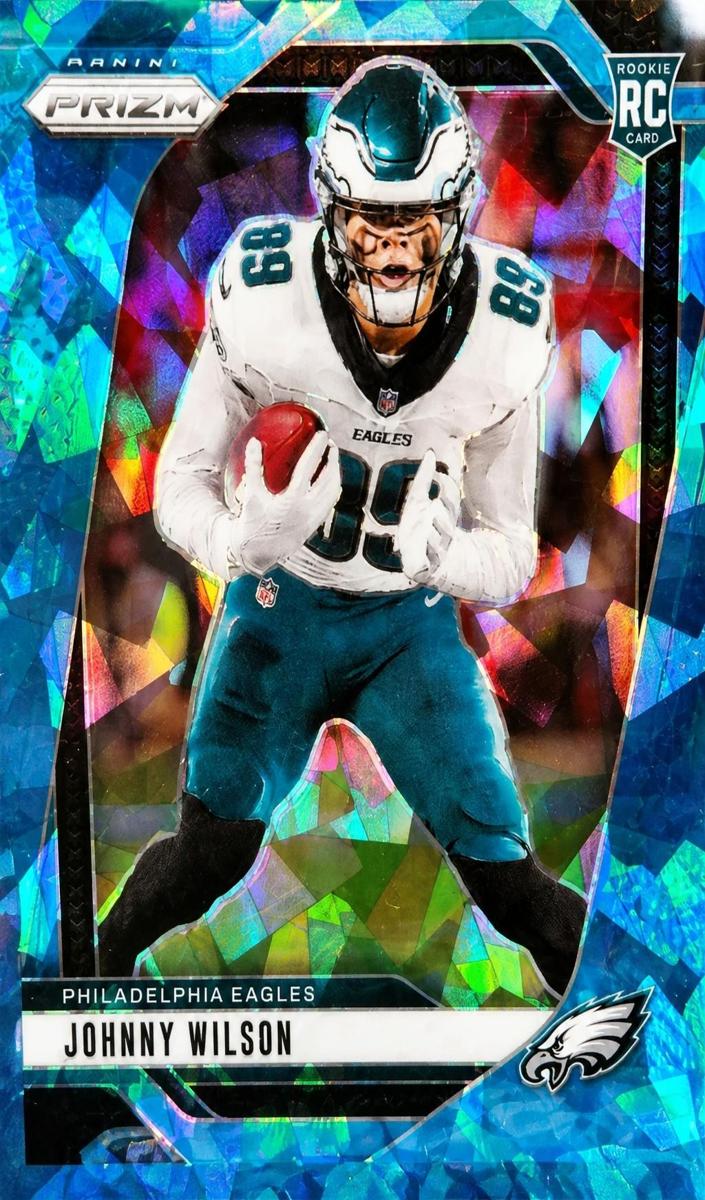 2024 Panini Prizm Football Blue Ice Johnny Wilson #355