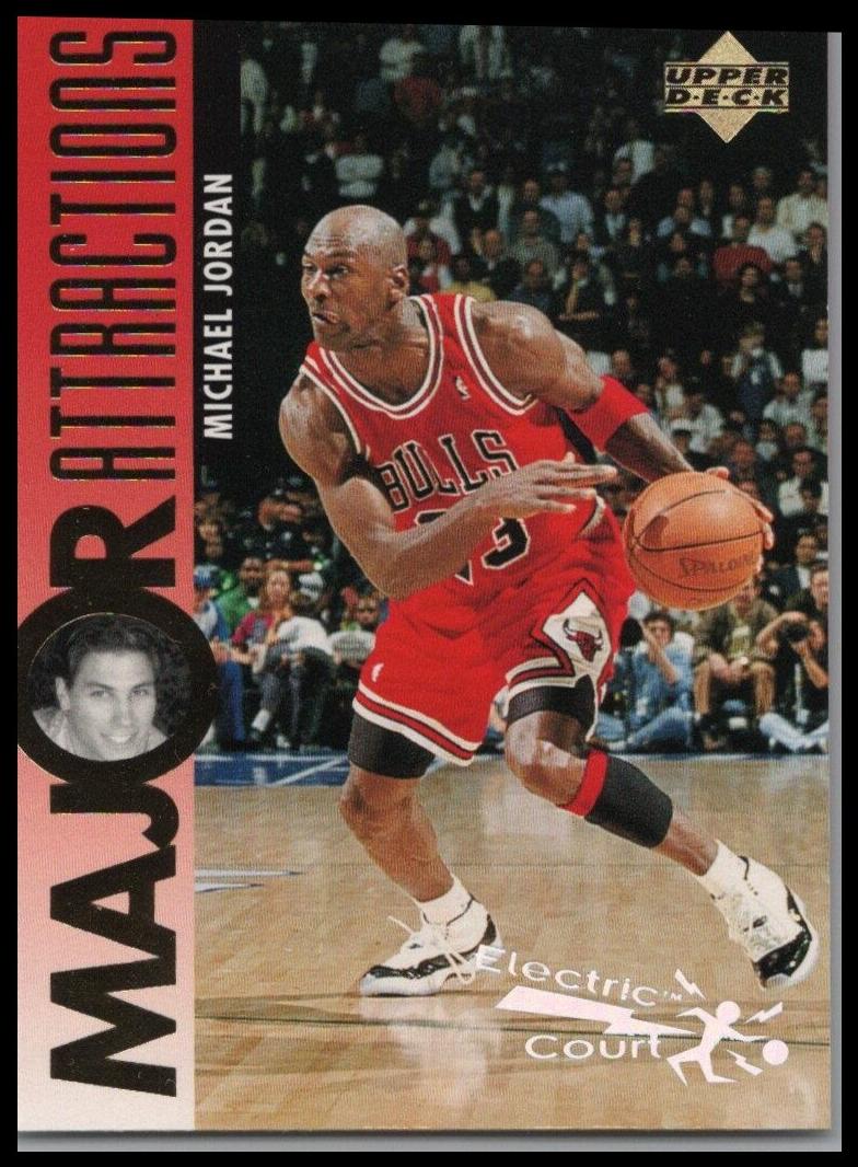 1995 Upper Deck Basketball Electric Court Gold Michael Jordan #337