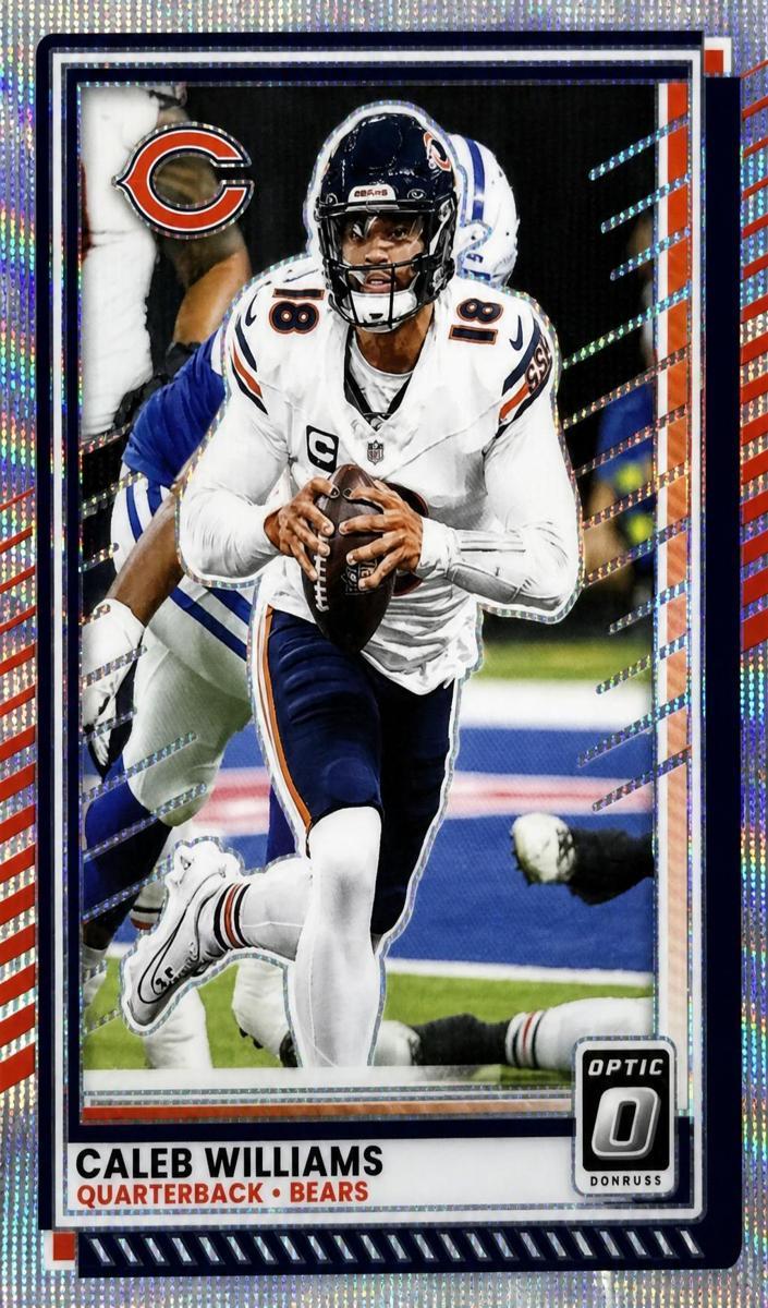 2025 Donruss Optic Football Wave Caleb Williams #8