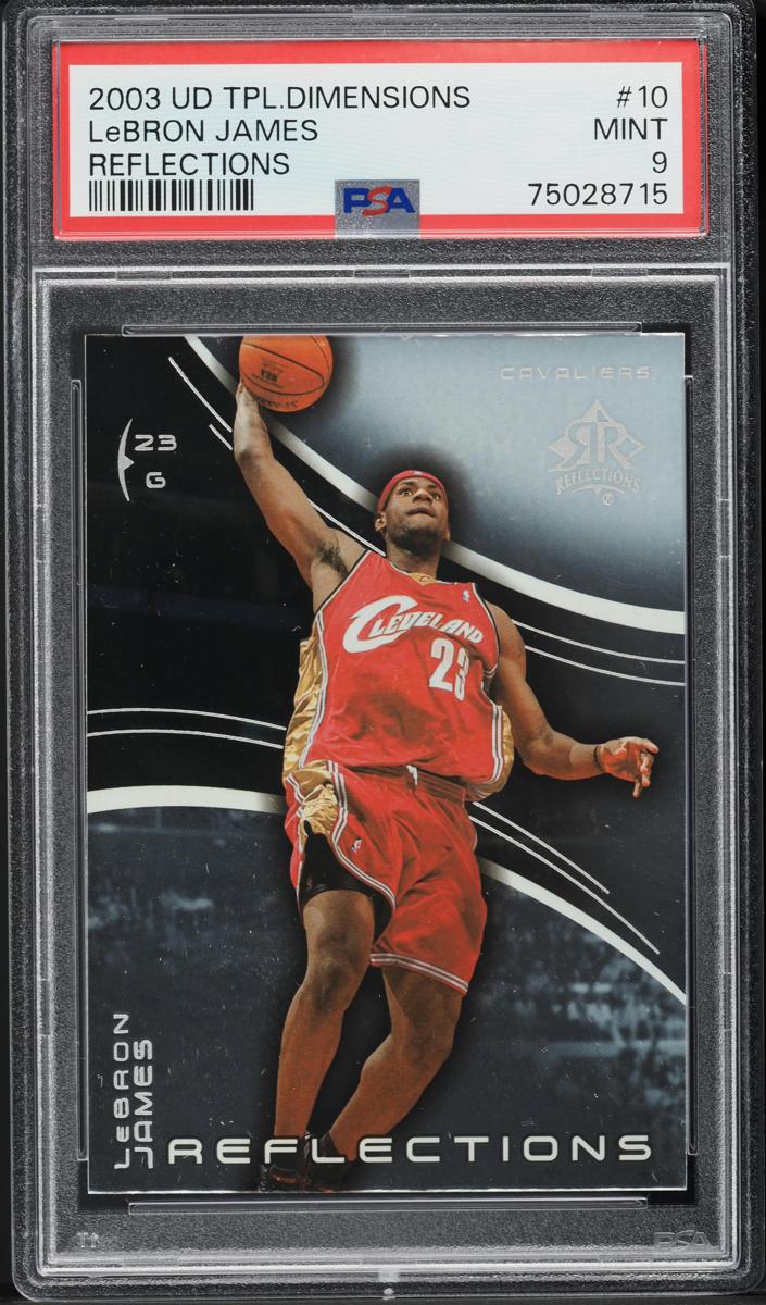 2003 Upper Deck Triple Dimensions Basketball Lebron James #10 PSA 10