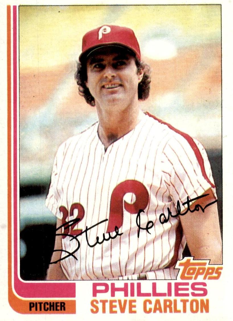 1982 Topps Baseball Steve Carlton #480 PSA 9