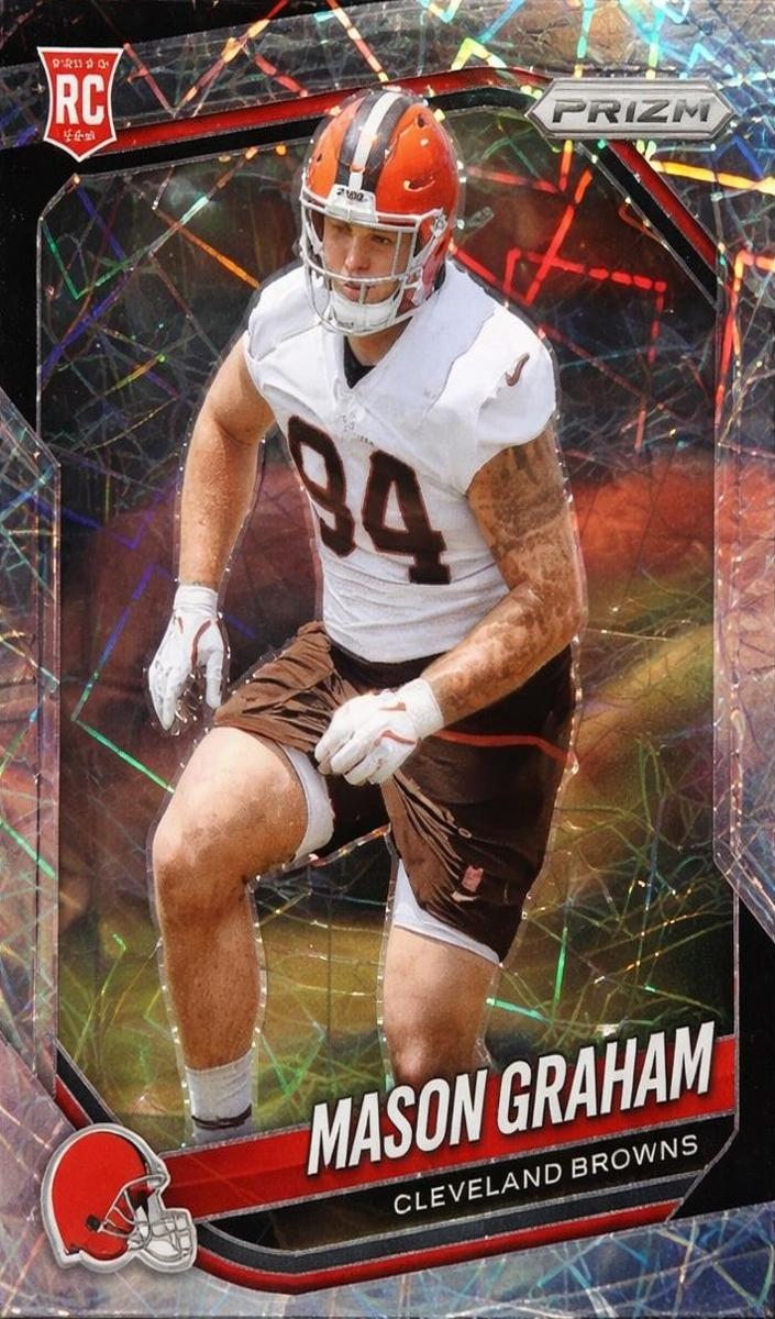 2025 Panini Prizm Football Lazer Mason Graham #354