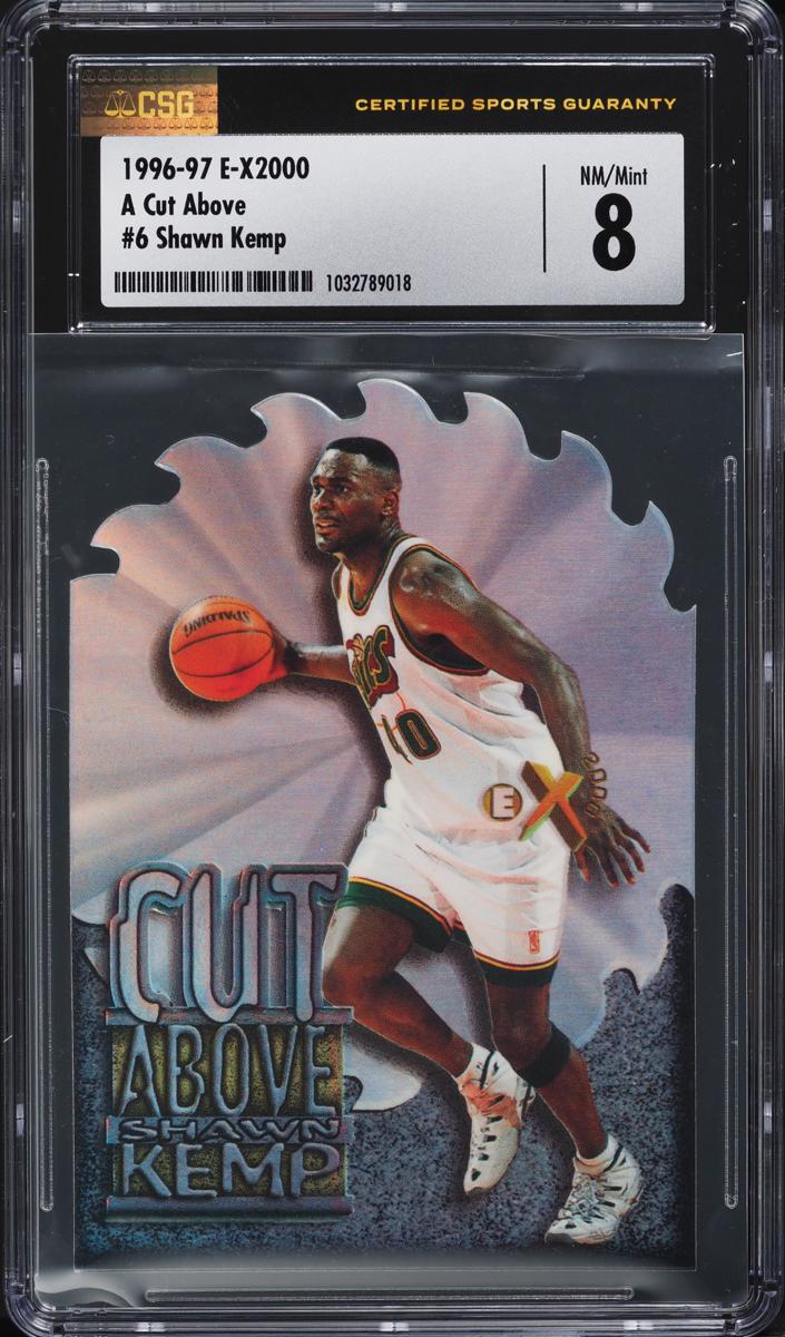 1996 Skybox E-X2000 Basketball Shawn Kemp #6
