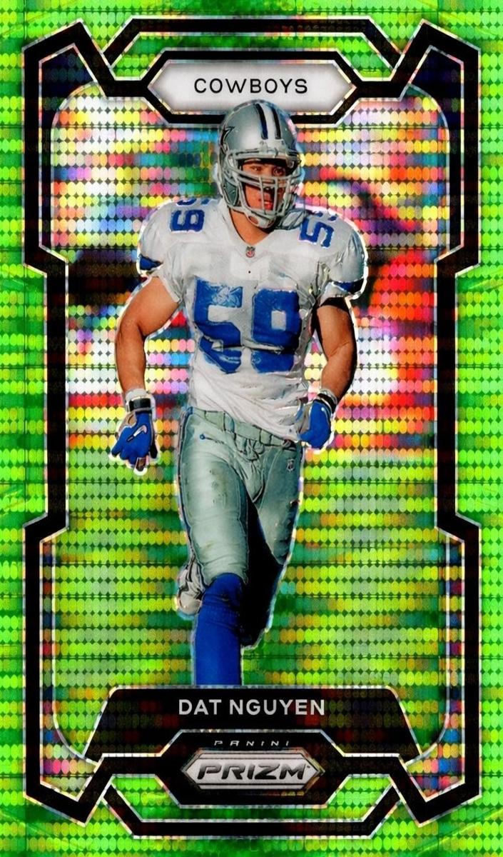 2023 Panini Prizm Football Neon Green Pulsar Dat Nguyen #80