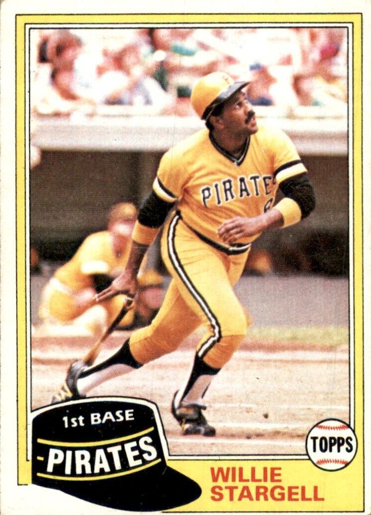 1981 Topps Baseball Willie Stargell #380 PSA 8.5