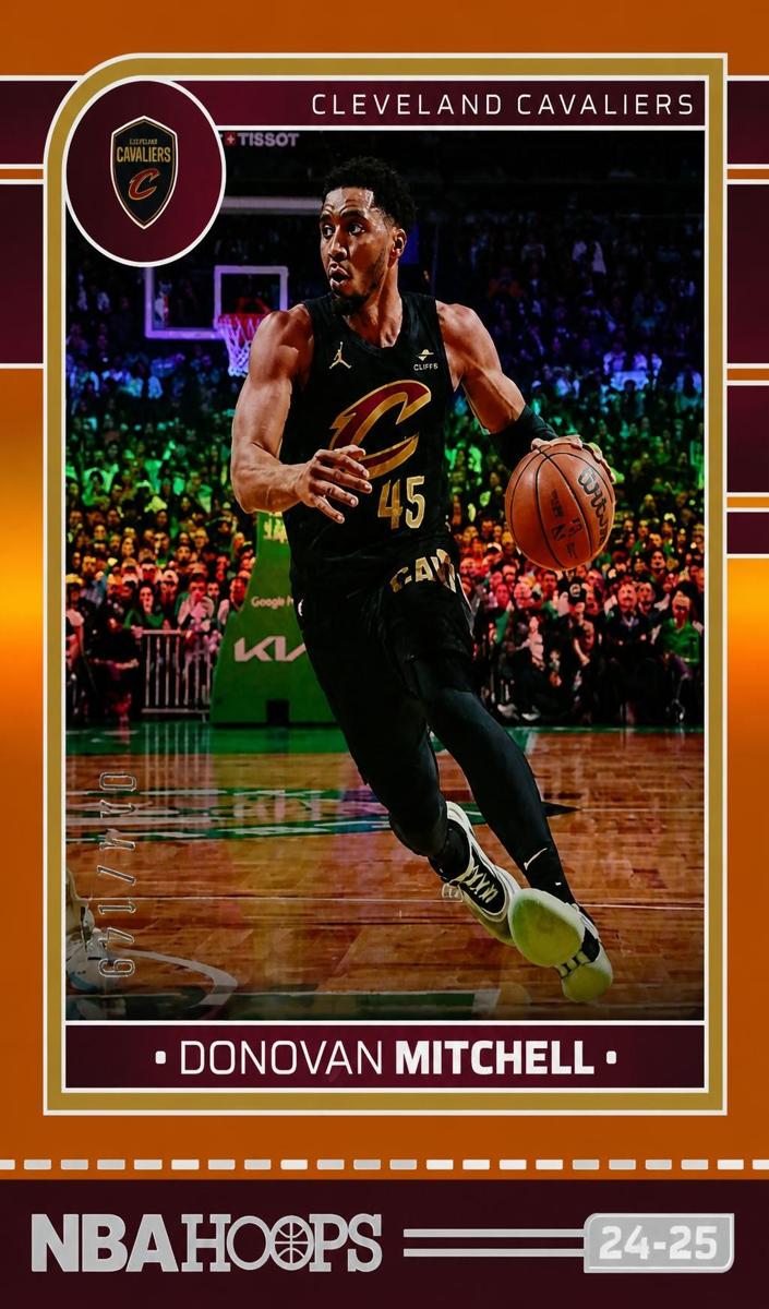 2024 Panini Hoops Basketball Orange Donovan Mitchell #211