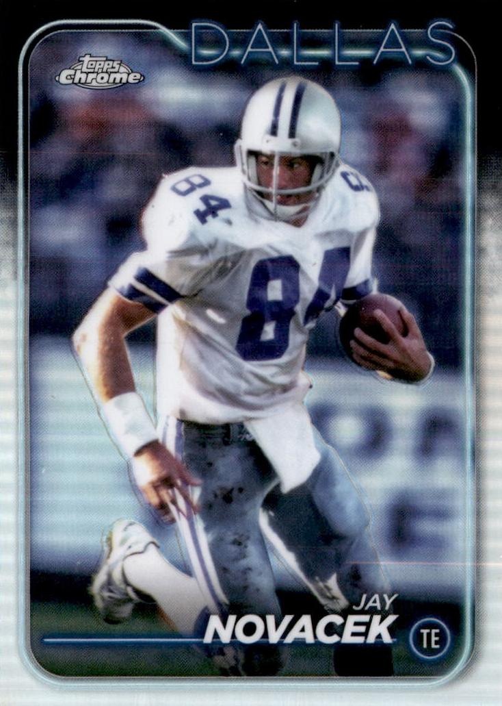 2024 Topps Chrome Football Refractor Jay Novacek #50