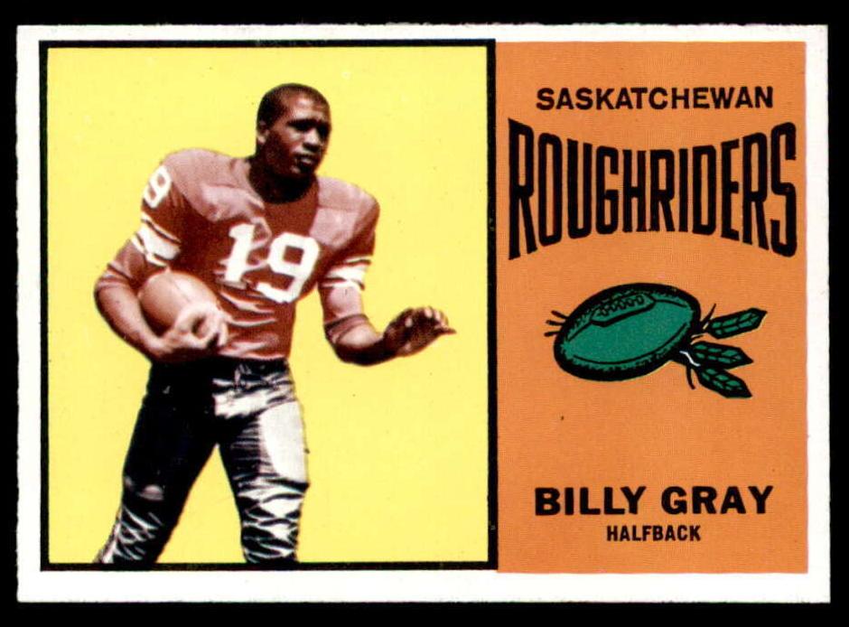 1964 Topps CFL Football Billy Gray #64 PSA 8