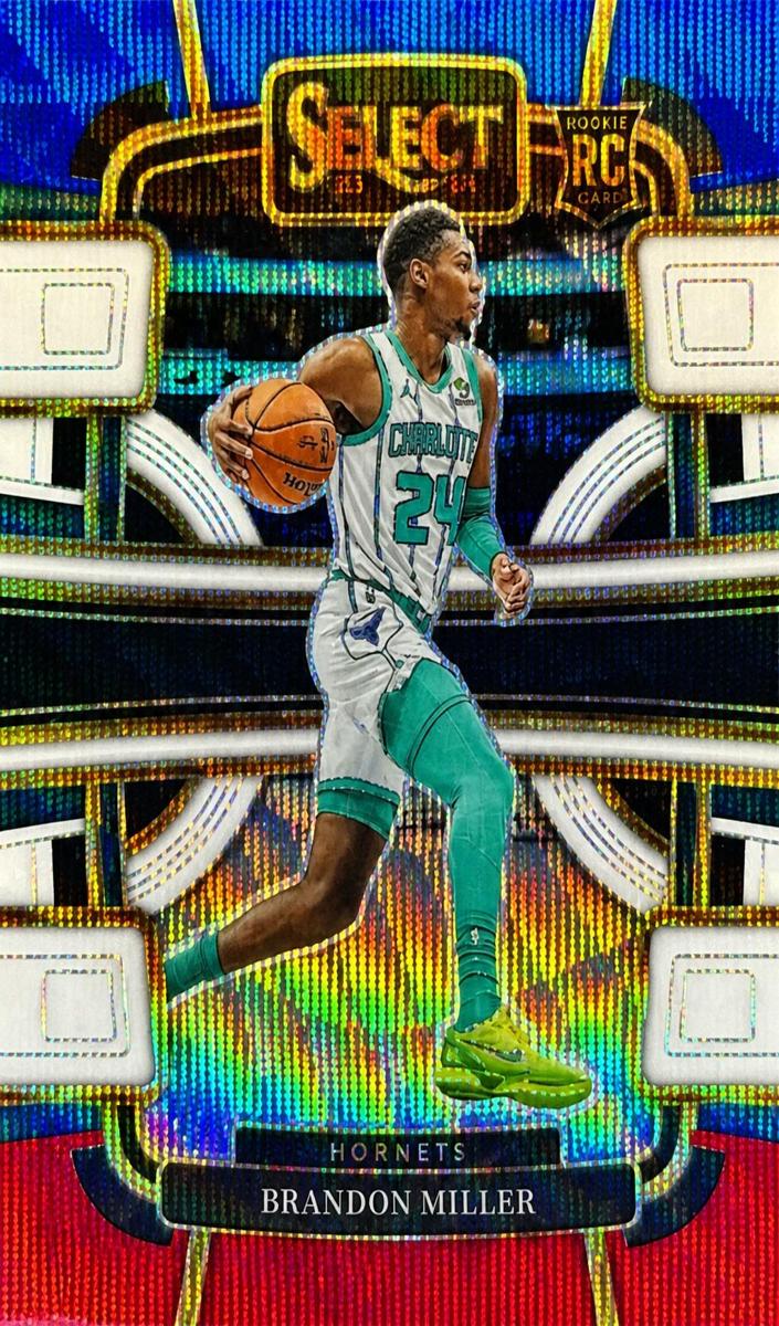 2023 Panini Select Basketball Tri Color Brandon Miller #80
