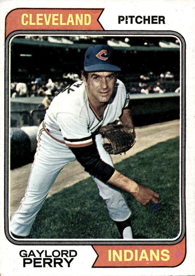 1974 Topps Baseball Gaylord Perry #35 PSA 8.5