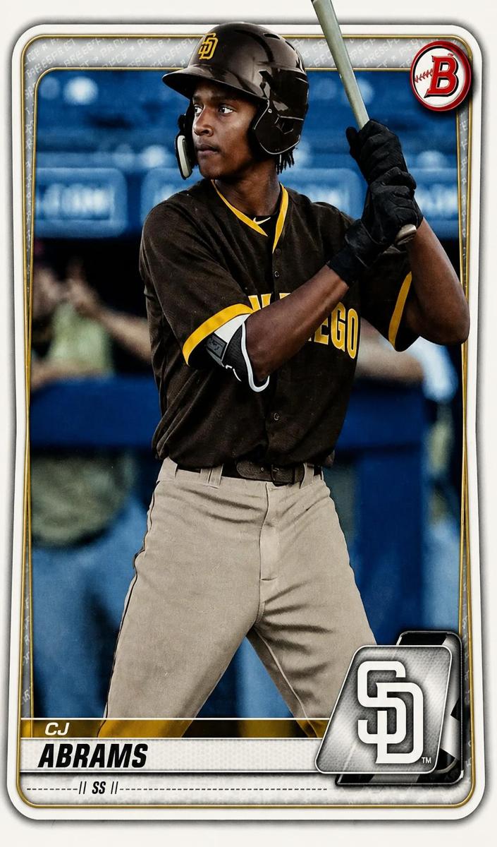 2020 Bowman Baseball C.J. Abrams #BP-62 PSA 9