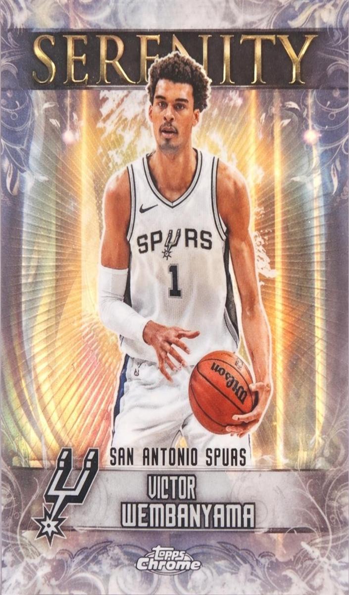 2025 Topps Chrome Basketball Refractor Victor Wembanyama #SY-1 PSA 8