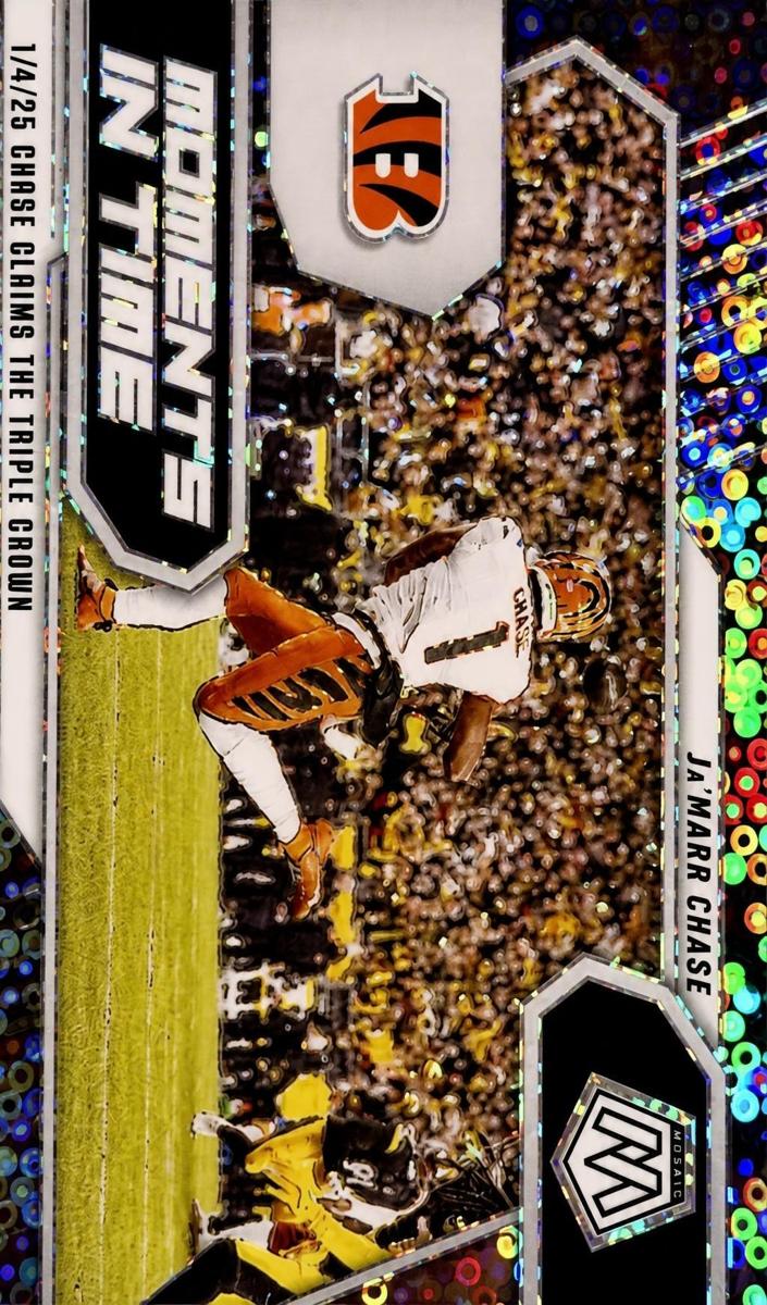 2025 Panini Mosaic Football No Huddle Silver Ja'Marr Chase #8