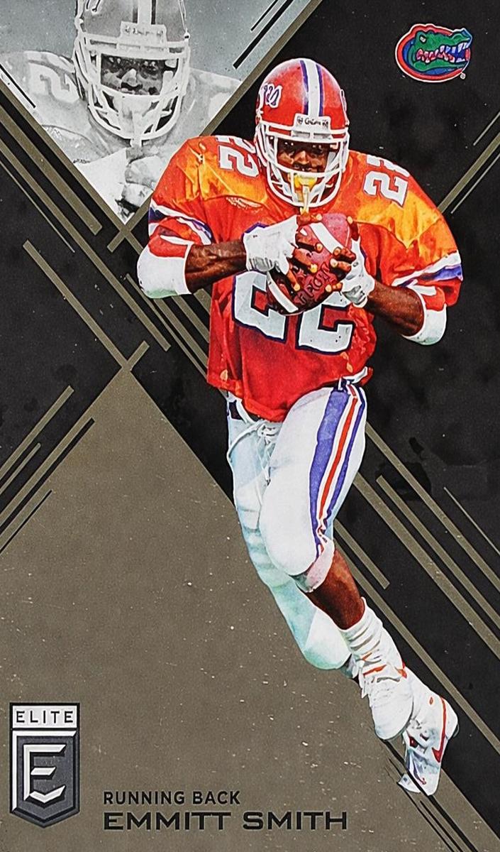 2017 Panini Elite Draft Picks Football Emmitt Smith #35 SGC 9.5