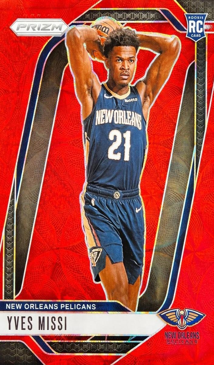 2024 Panini Prizm Basketball Choice Red Yves Missi #233 PSA 9