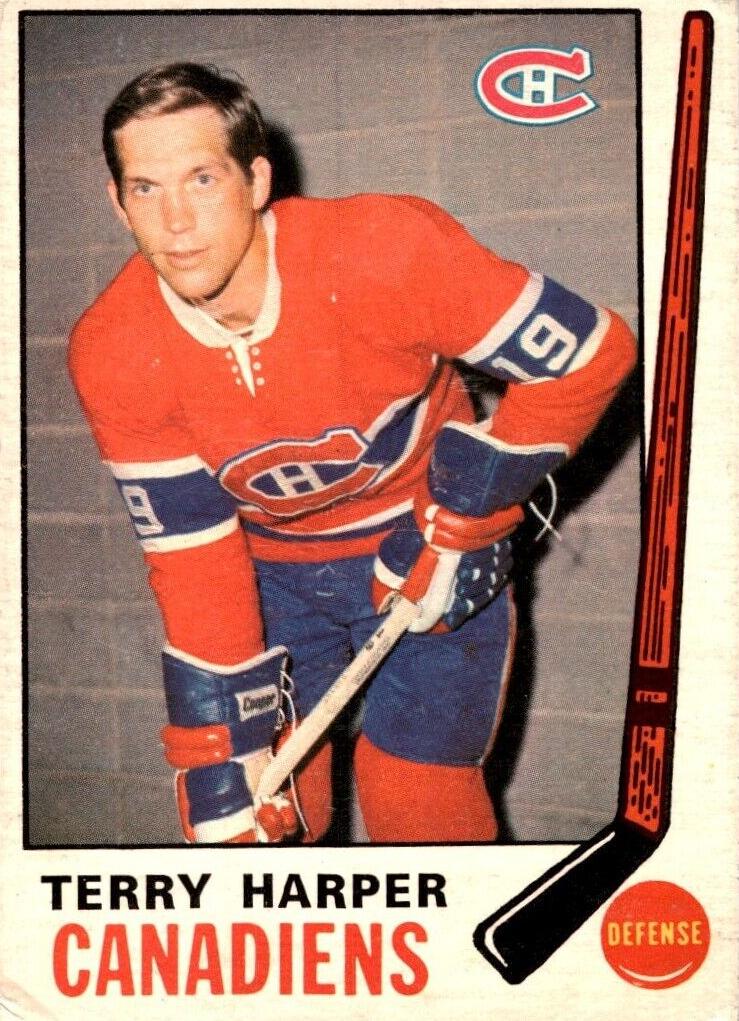 1969 O-Pee-Chee Hockey Terry Harper #164