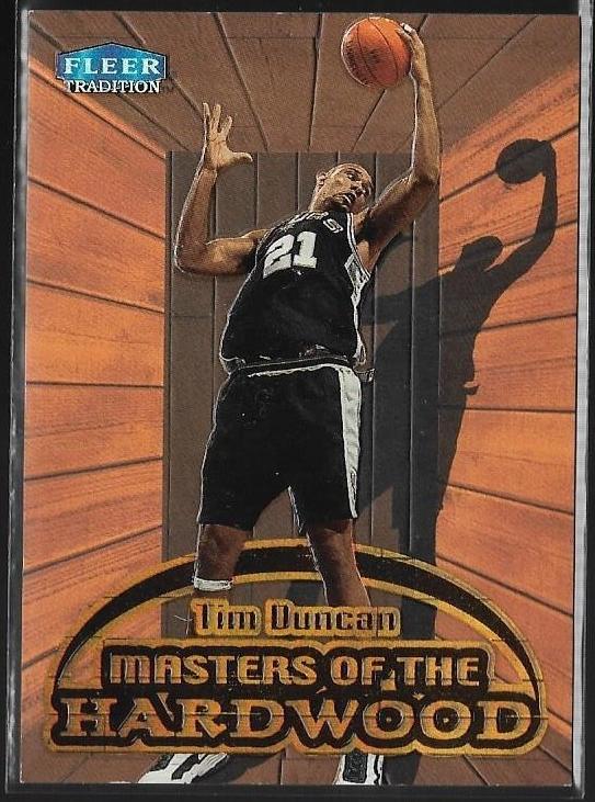 1999 Fleer Tradition Basketball Tim Duncan #4 MH
