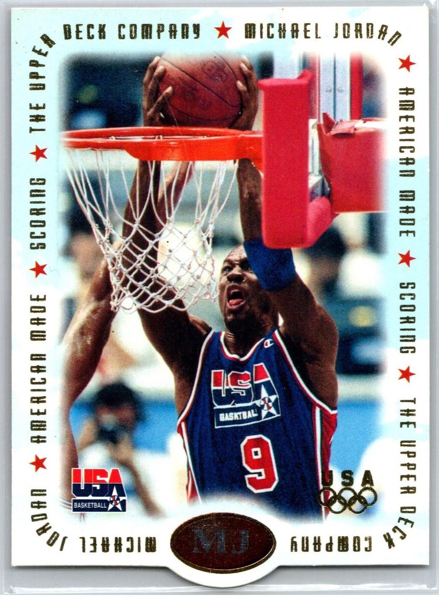 1996 Upper Deck Basketball Scoring Michael Jordan #M1