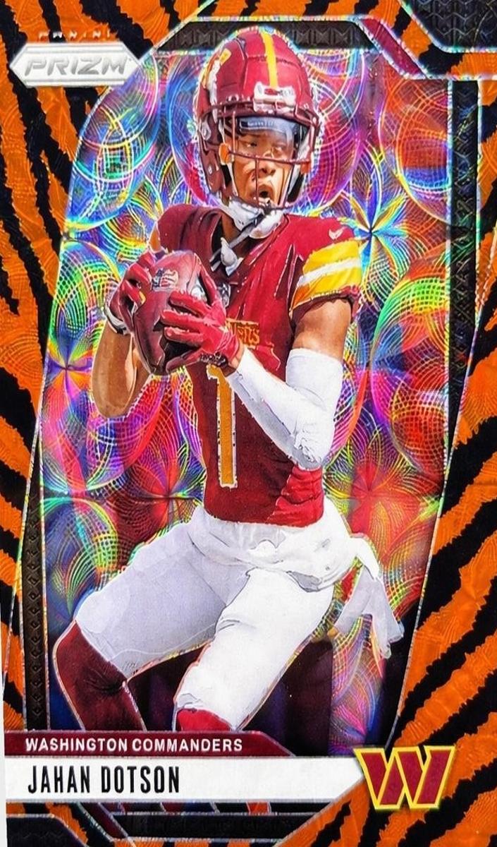 2024 Panini Prizm Football Choice Tiger Stripe Jahan Dotson #290