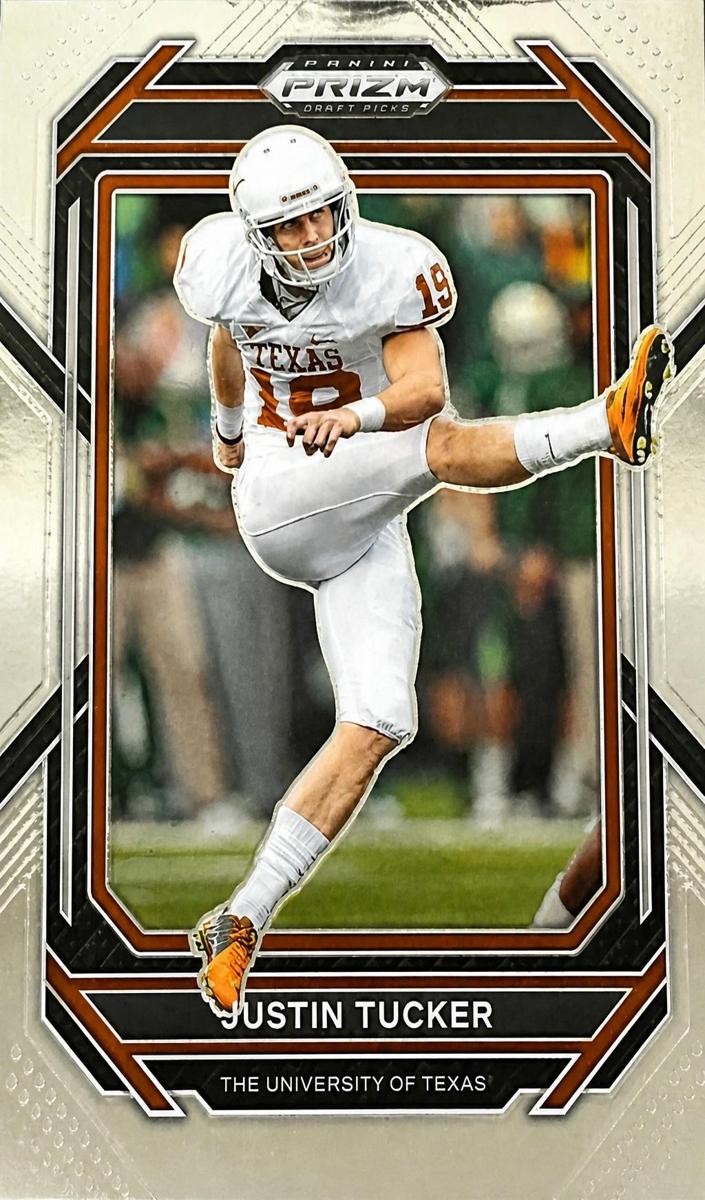 2023 Panini Prizm Draft Picks Football Justin Tucker #62