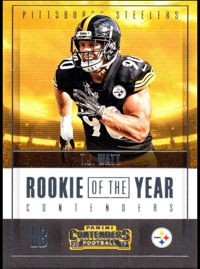 2017 Panini Contenders Football T.J. Watt #RY-30