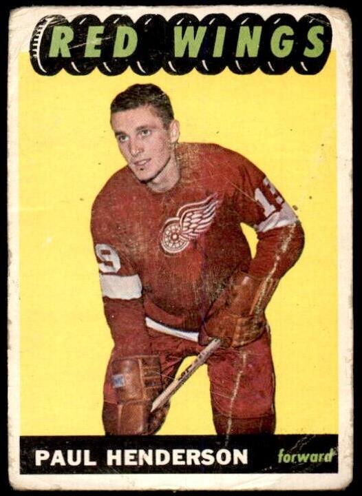 1965 Topps Hockey Paul Henderson #51 SGC 6.5