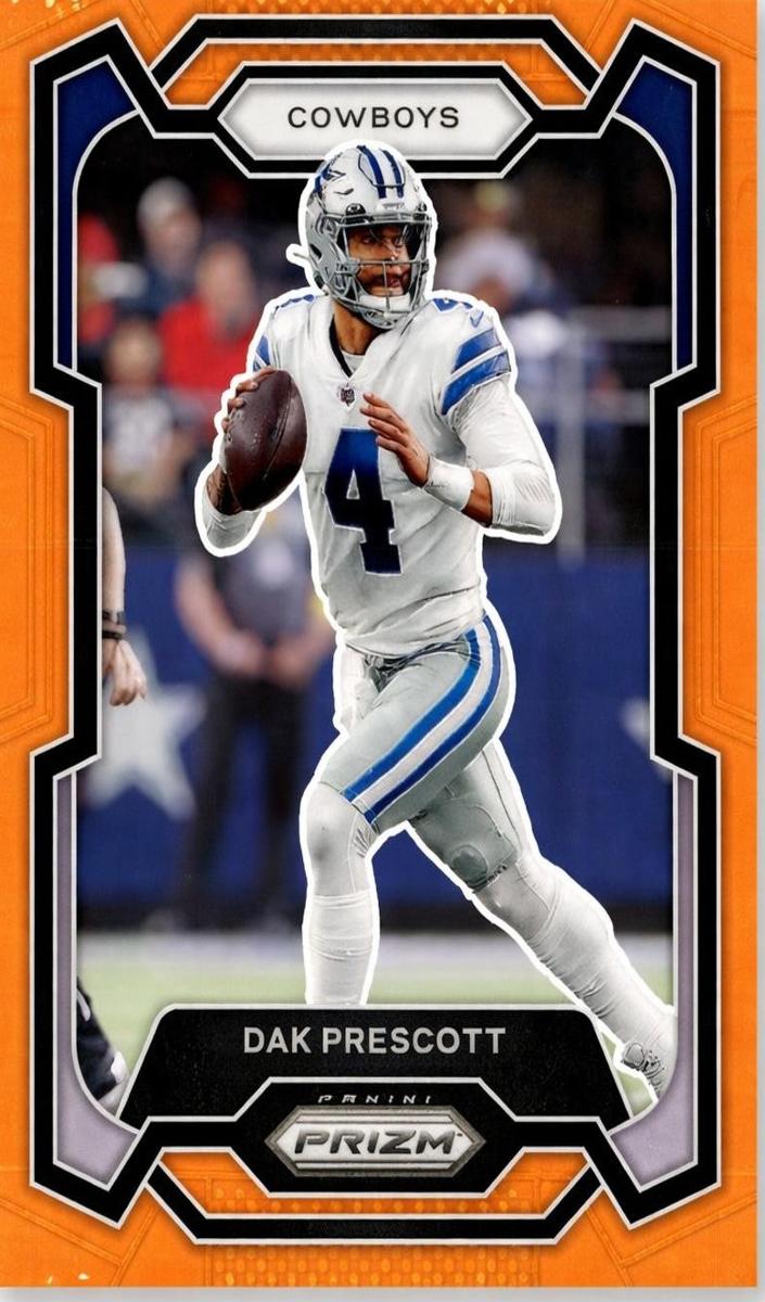 2023 Panini Prizm Football Orange Dak Prescott #73